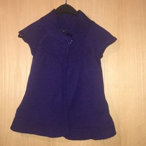 Purple sweater with pockets